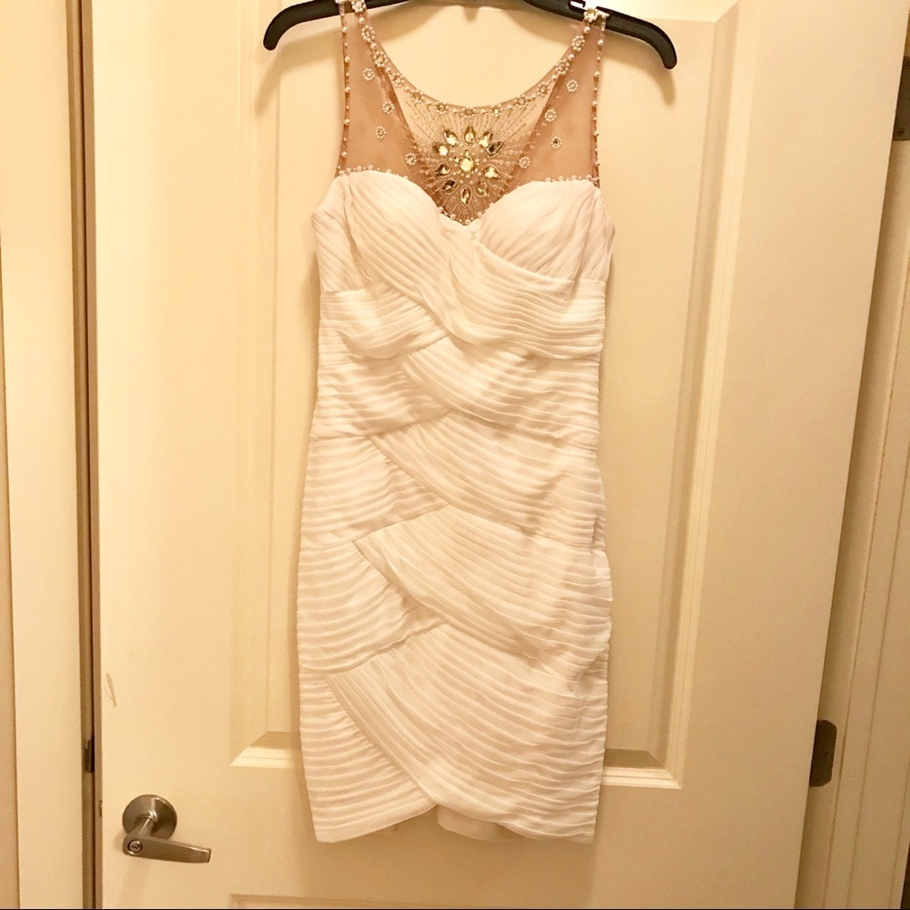 Adrianna Papell white dress